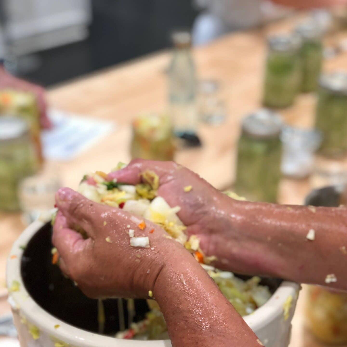 Hands-on Fermentation Education with Community Cultures